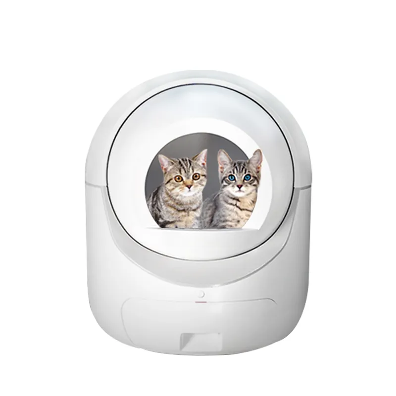 Automatic Self-Cleaning Litter Box for Multiple Cats